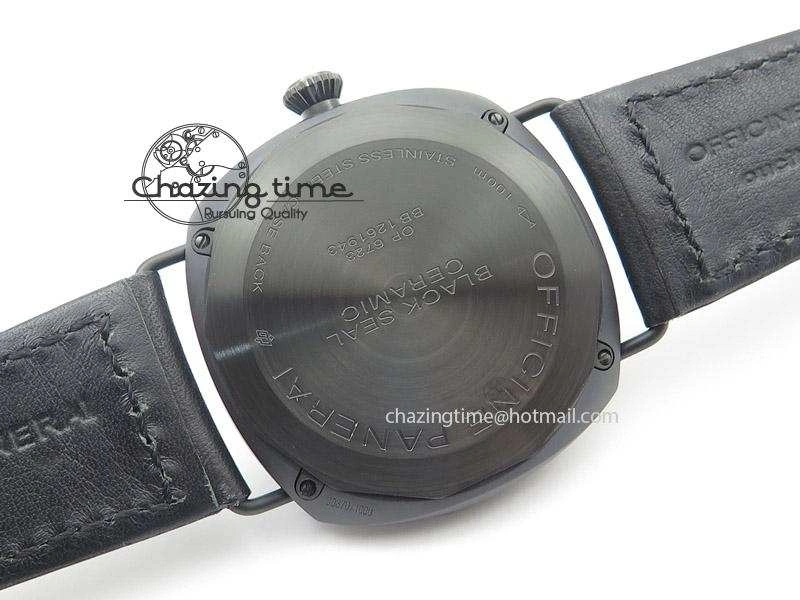 PAM 292J 1:1 H Maker Latest Version on Black Leather Strap TechFriendly 8601