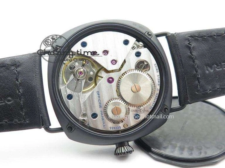 PAM 292J 1:1 H Maker Latest Version on Black Leather Strap TechFriendly 8601