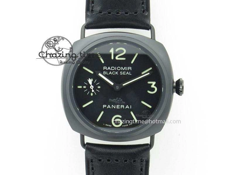 PAM 292J 1:1 H Maker Latest Version on Black Leather Strap TechFriendly 8601