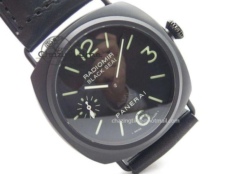 PAM 292J 1:1 H Maker Latest Version on Black Leather Strap TechFriendly 8601