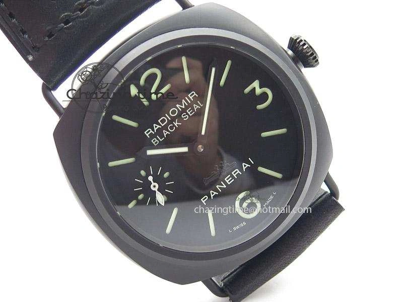 PAM 292J 1:1 H Maker Latest Version on Black Leather Strap TechFriendly 8601