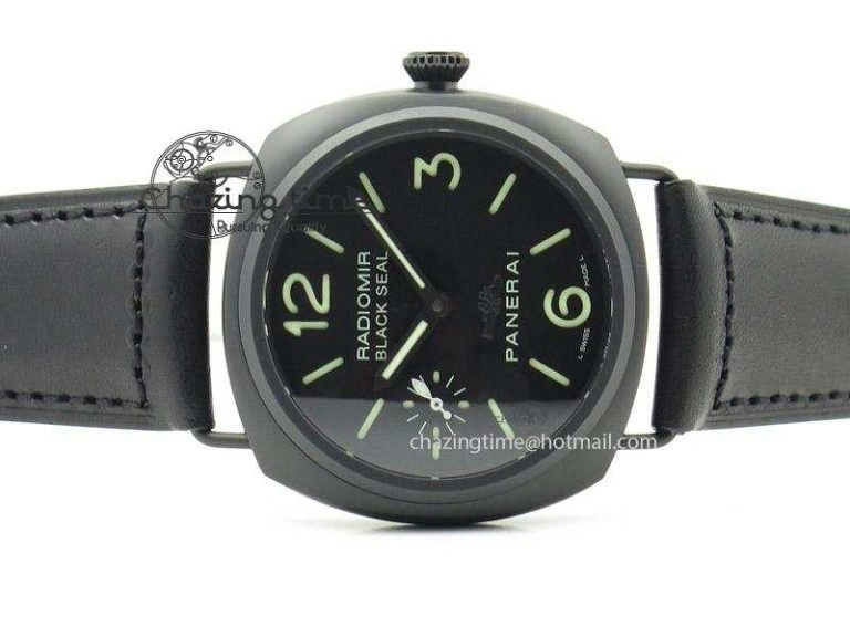 PAM 292J 1:1 H Maker Latest Version on Black Leather Strap TechFriendly 8601