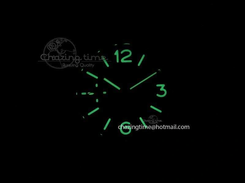 Stylish PAM 292J Real Ceramic ZF 1:1 Best Edition On Black Leather Strap A 8497