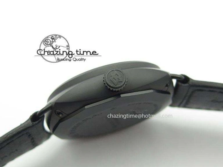 Stylish PAM 292J Real Ceramic ZF 1:1 Best Edition On Black Leather Strap A 8497