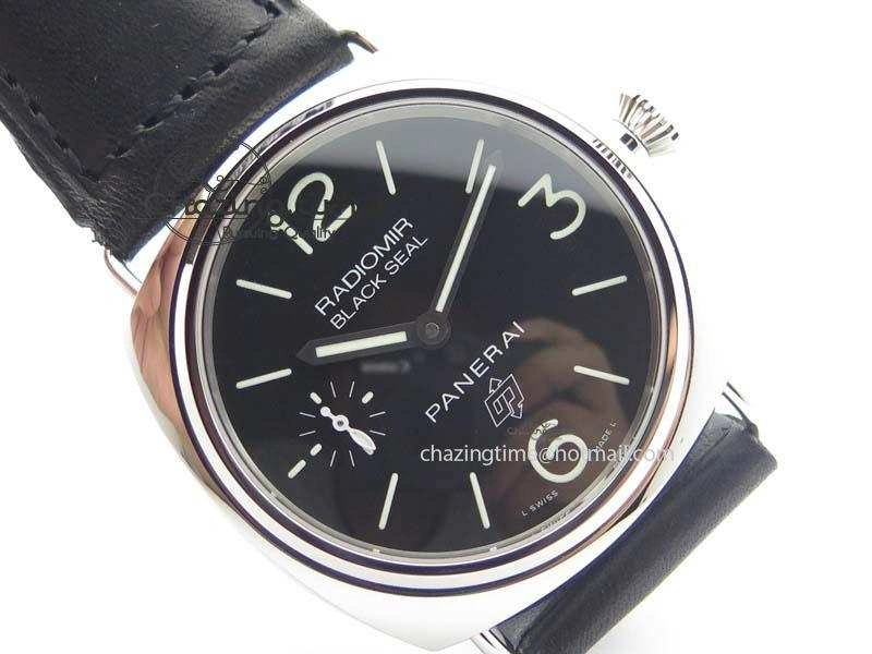 Upgraded PAM 380 Radiomir HF 1:1 Best Edition On Black Leather Strap A6497 V 8484