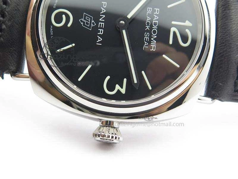 Upgraded PAM 380 Radiomir HF 1:1 Best Edition On Black Leather Strap A6497 V 8484