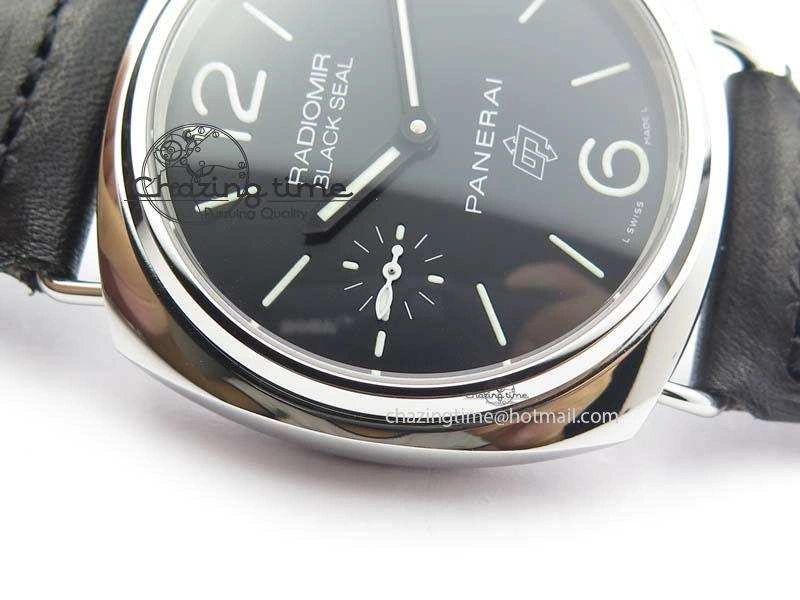 Upgraded PAM 380 Radiomir HF 1:1 Best Edition On Black Leather Strap A6497 V 8484