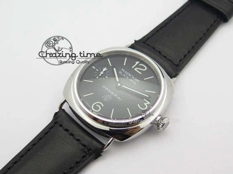 Upgraded PAM 380 Radiomir HF 1:1 Best Edition On Black Leather Strap A6497 V 8484