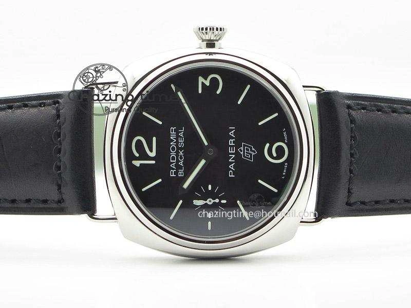 SmartChoice PAM 380 SS Black Dial on Black Leather Strap A6497 H-Maker 8605