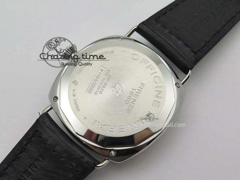 SmartChoice PAM 380 SS Black Dial on Black Leather Strap A6497 H-Maker 8605