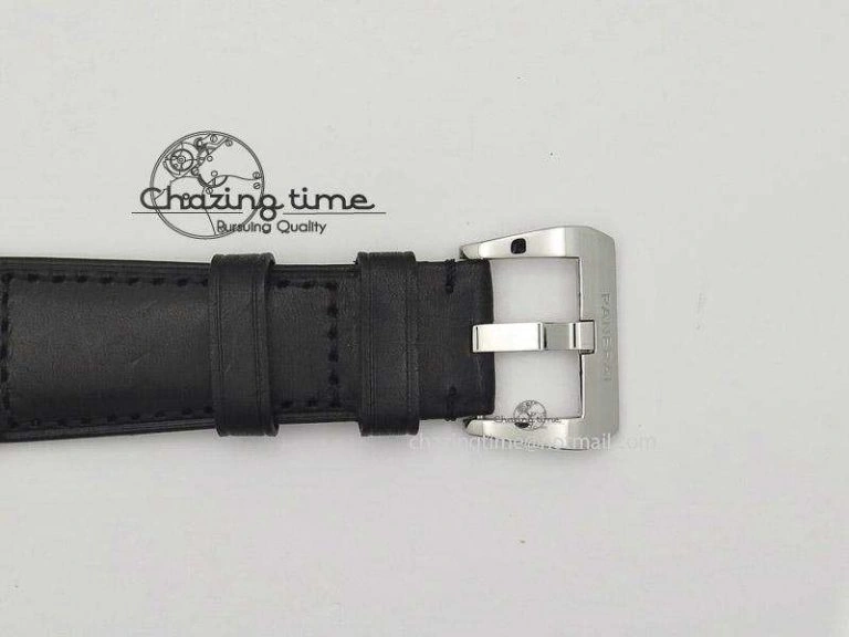 SmartChoice PAM 380 SS Black Dial on Black Leather Strap A6497 H-Maker 8605