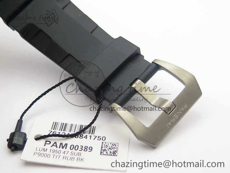 PAM 389 O VSF 1:1 Best Edition On Rubber Strap P.9000 Super Clone (Free Nylon Strap) V Premium 8433