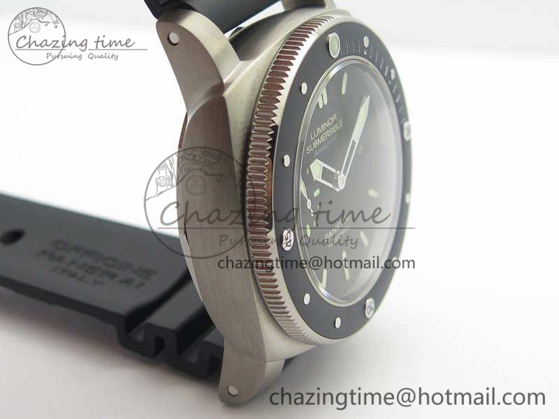 PAM 389 O VSF 1:1 Best Edition On Rubber Strap P.9000 Super Clone (Free Nylon Strap) V Premium 8433