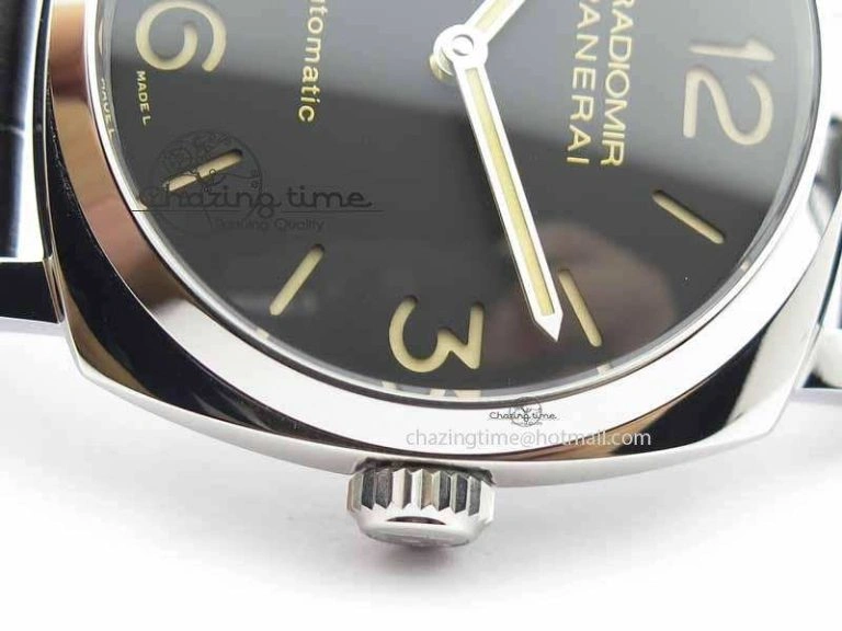 Breathable PAM 572 Q Radiomir 1940 SF 1:1 Best Edition On Black Leather Strap P.4000 Super Clone 8464