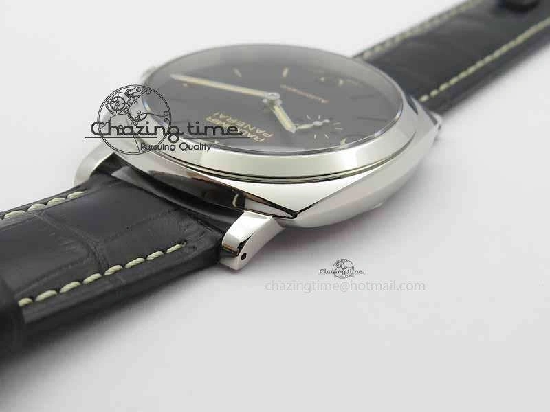 Breathable PAM 572 Q Radiomir 1940 SF 1:1 Best Edition On Black Leather Strap P.4000 Super Clone 8464