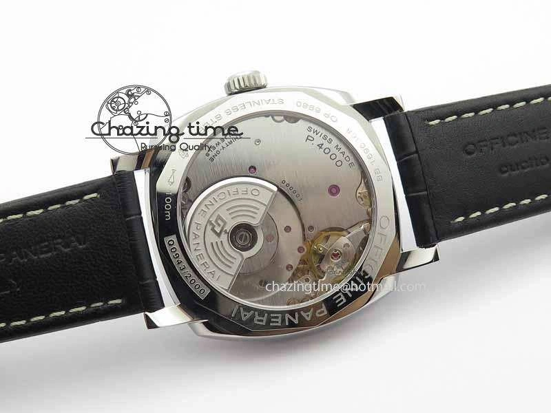 Breathable PAM 572 Q Radiomir 1940 SF 1:1 Best Edition On Black Leather Strap P.4000 Super Clone 8464