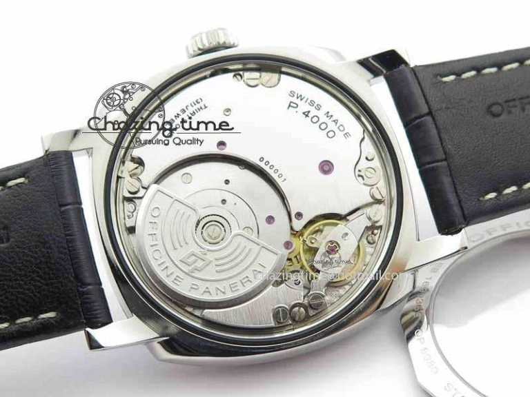 Breathable PAM 572 Q Radiomir 1940 SF 1:1 Best Edition On Black Leather Strap P.4000 Super Clone 8464