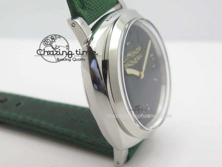 PAM 606 Q “Hong Kong” ZF Best Edition Black Dial On Green Nylon Strap P.3000 Super Clone StreetReady 8537