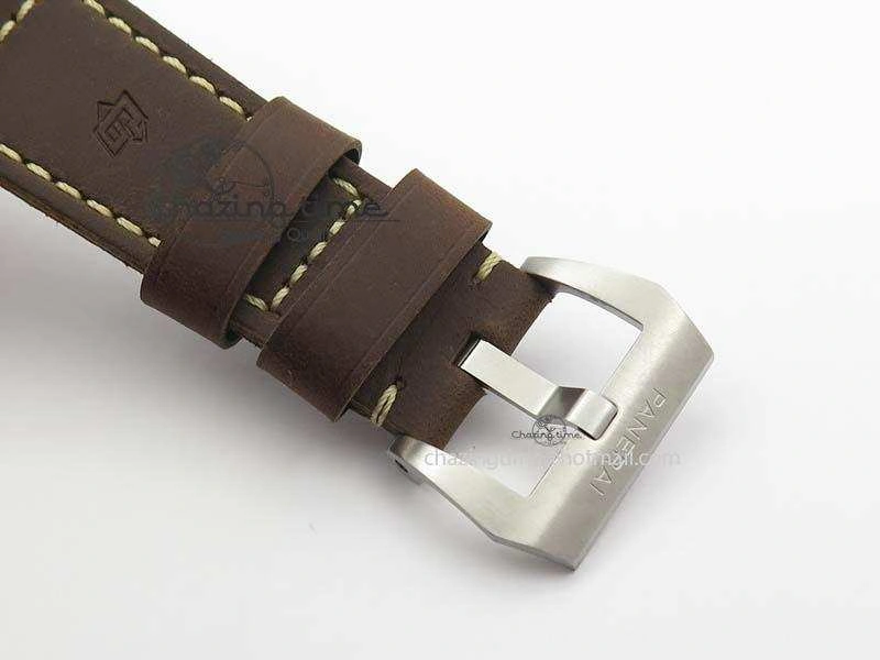 Timeless PAM 671 T Bronzo ZF Best Edition Blue Dial On Dark Brown Leather Strap P. 8470