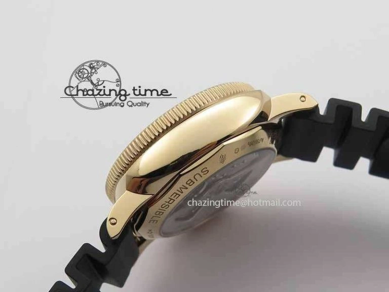 PAM 684 Luminor Submersible RG Lite XF 1:1 Best Edition On Black Rubber Strap P. Chic 8453