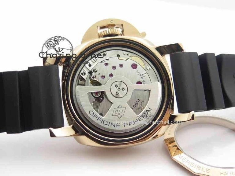 PAM 684 Luminor Submersible RG Lite XF 1:1 Best Edition On Black Rubber Strap P. Chic 8453