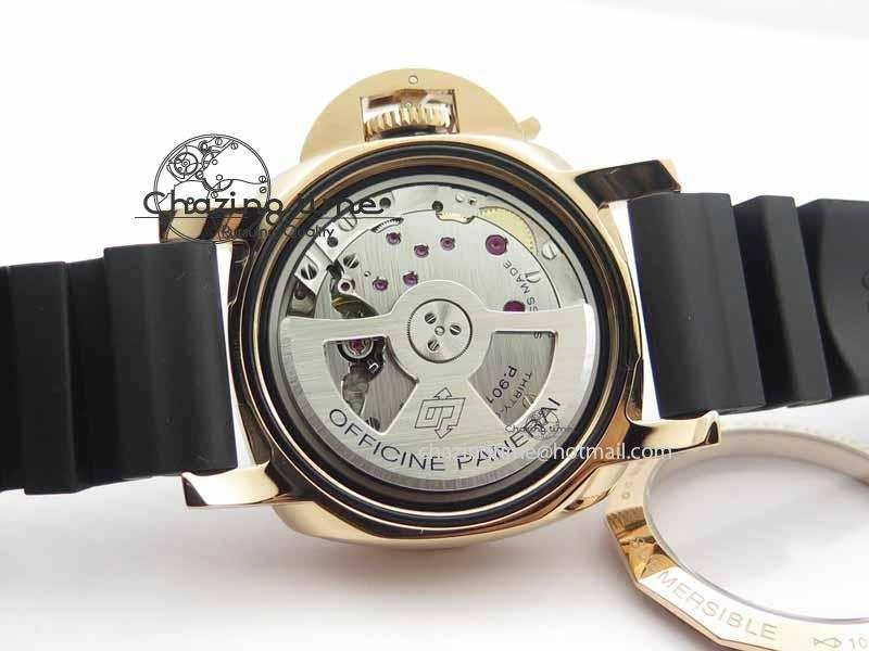 PAM 684 Luminor Submersible RG Lite XF 1:1 Best Edition On Black Rubber Strap P. Chic 8453