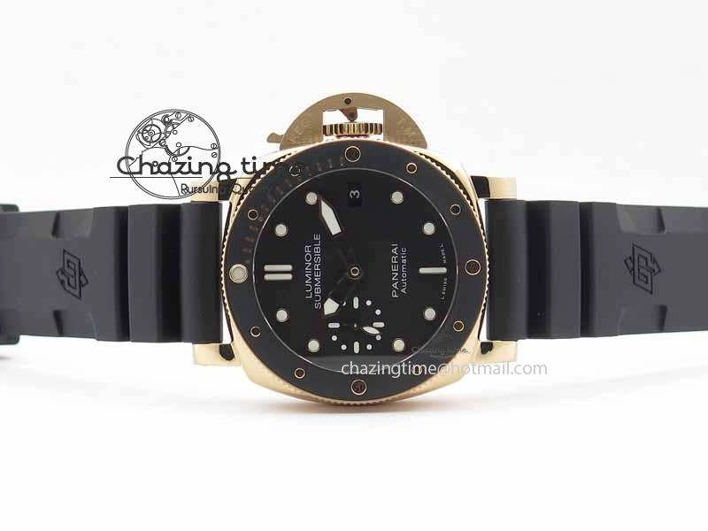 PAM 684 Luminor Submersible RG XF 1:1 Best Edition On Black Rubber Strap P. SmartChoice 8457