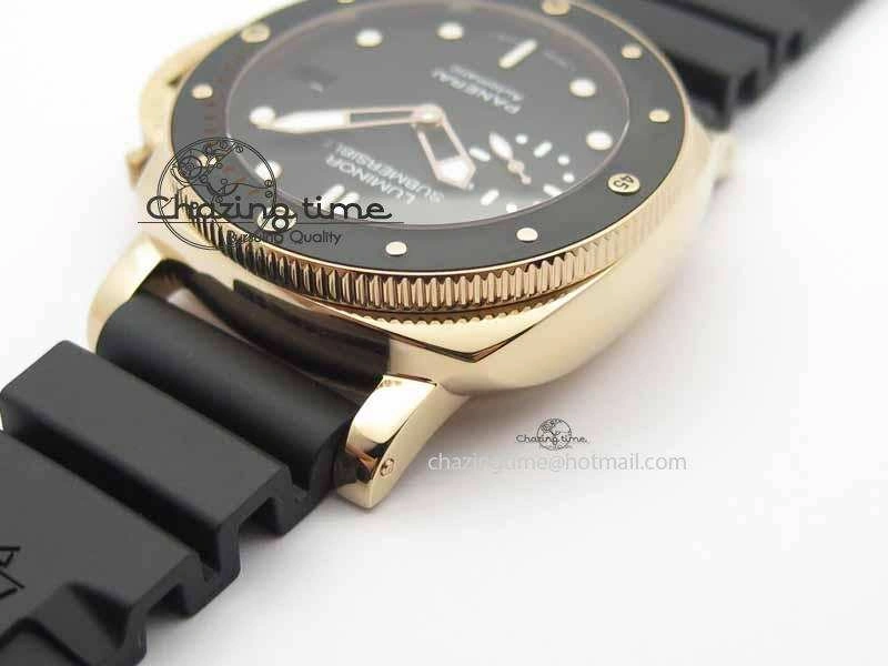 PAM 684 Luminor Submersible RG XF 1:1 Best Edition On Black Rubber Strap P. SmartChoice 8457