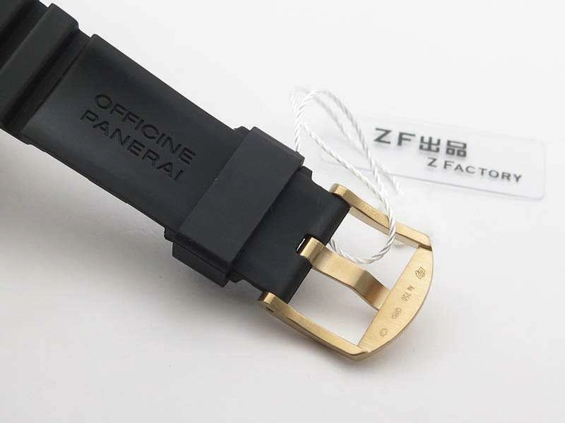 Resilient PAM 684 Luminor Submersible RG ZF 1:1 Best Edition On Black Rubber Strap P. 8440