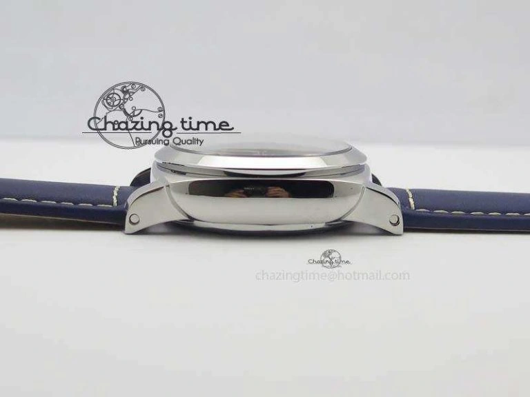 PAM 688 SS V6F Best Edition Blue Dial On Blue Leather Strap P Unisex 8490