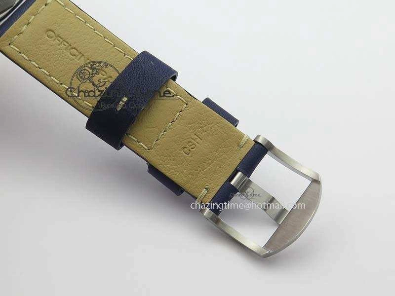 PAM 688 SS V6F Best Edition Blue Dial On Blue Leather Strap P Unisex 8490