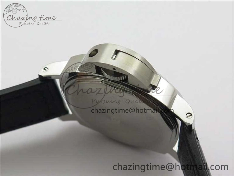 PAM000 Q HWF 1:1 Best Edition Black Dial On Black Leather Strap A Durable 8369