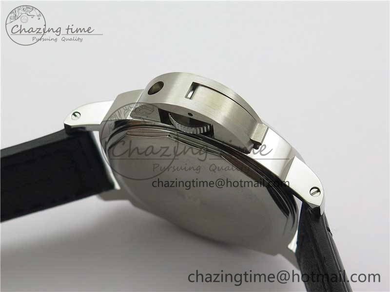 PAM000 Q HWF 1:1 Best Edition Black Dial On Black Leather Strap A Durable 8369
