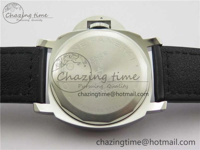 PAM000 Q HWF 1:1 Best Edition Black Dial On Black Leather Strap A Durable 8369