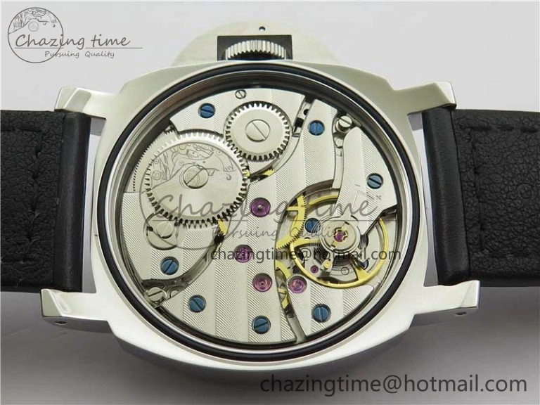 PAM000 Q HWF 1:1 Best Edition Black Dial On Black Leather Strap A Durable 8369