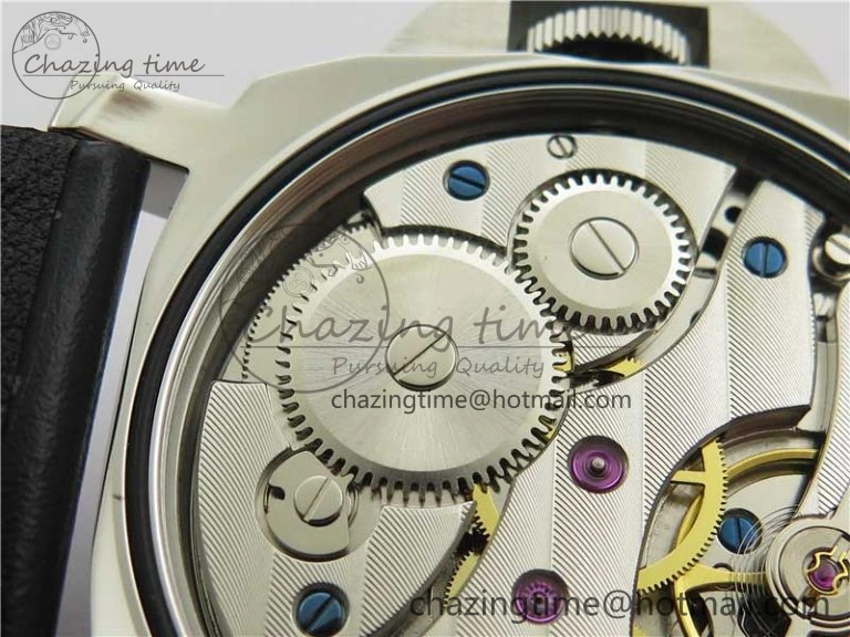 PAM000 Q HWF 1:1 Best Edition Black Dial On Black Leather Strap A Durable 8369
