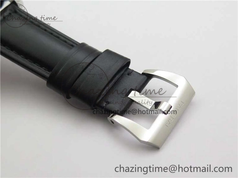 PAM000 Q HWF 1:1 Best Edition Black Dial On Black Leather Strap A Durable 8369