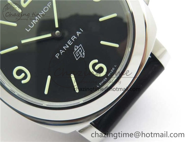 PAM000 Q HWF 1:1 Best Edition Black Dial On Black Leather Strap A Durable 8369