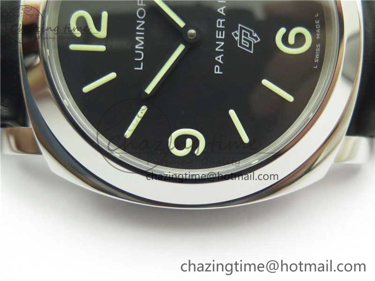 PAM000 Q HWF 1:1 Best Edition Black Dial On Black Leather Strap A Durable 8369