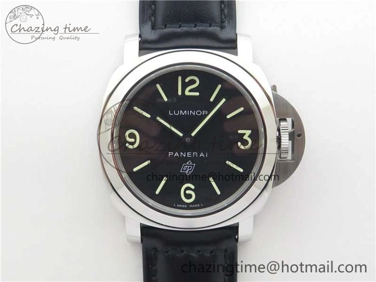 PAM000 Q HWF 1:1 Best Edition Black Dial On Black Leather Strap A Durable 8369