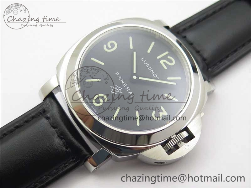 PAM000 Q HWF 1:1 Best Edition Black Dial On Black Leather Strap A Durable 8369