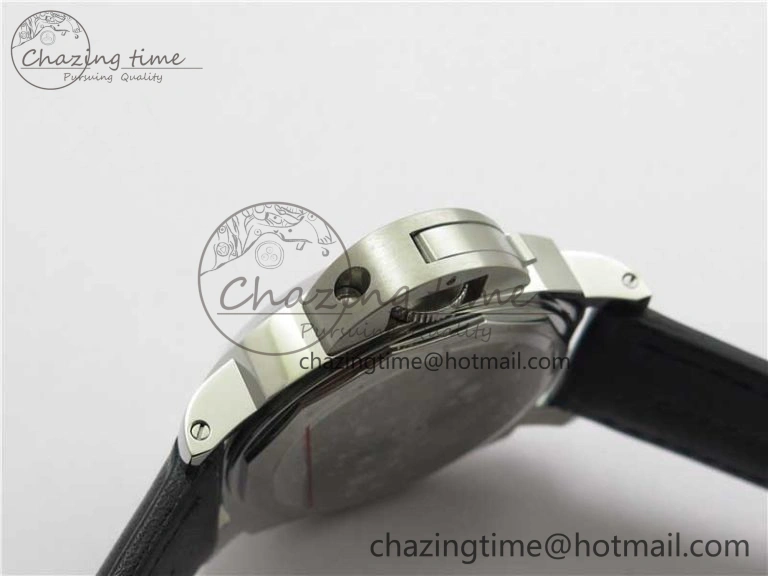 Affordable PAM000 Q VSF 1:1 Best Edition Black Dial On Black Leather Strap A6497( Free Rubber Strap ) 8395