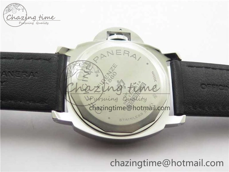 Affordable PAM000 Q VSF 1:1 Best Edition Black Dial On Black Leather Strap A6497( Free Rubber Strap ) 8395
