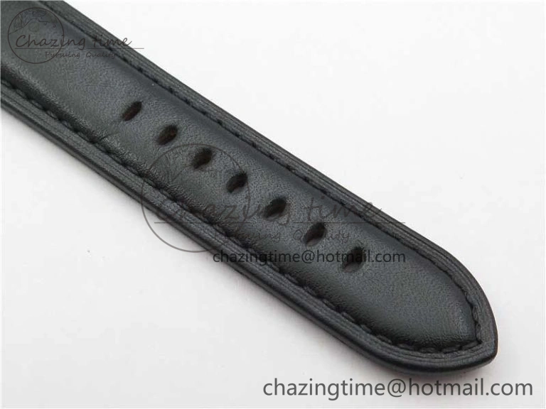 Affordable PAM000 Q VSF 1:1 Best Edition Black Dial On Black Leather Strap A6497( Free Rubber Strap ) 8395