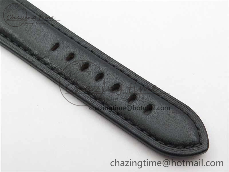 Affordable PAM000 Q VSF 1:1 Best Edition Black Dial On Black Leather Strap A6497( Free Rubber Strap ) 8395