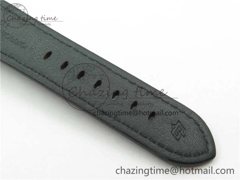Affordable PAM000 Q VSF 1:1 Best Edition Black Dial On Black Leather Strap A6497( Free Rubber Strap ) 8395