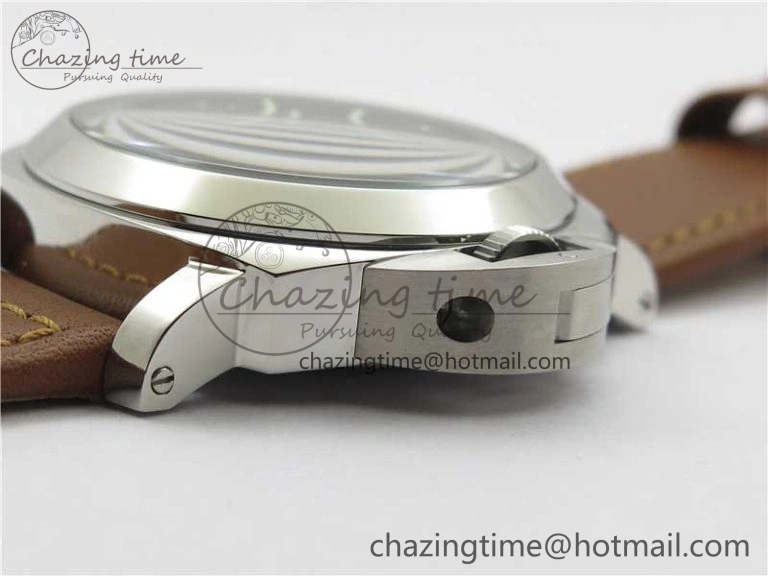 StreetReady PAM005 P Noob 1:1 Best Edition on Brown Leather Strap A6497 with Y-Incabloc V12s 8388