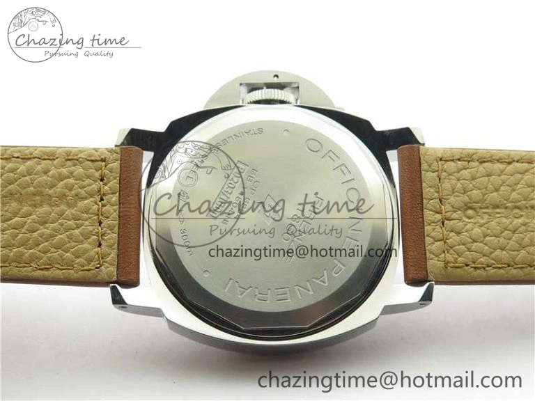 StreetReady PAM005 P Noob 1:1 Best Edition on Brown Leather Strap A6497 with Y-Incabloc V12s 8388