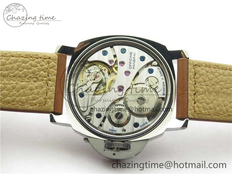 StreetReady PAM005 P Noob 1:1 Best Edition on Brown Leather Strap A6497 with Y-Incabloc V12s 8388