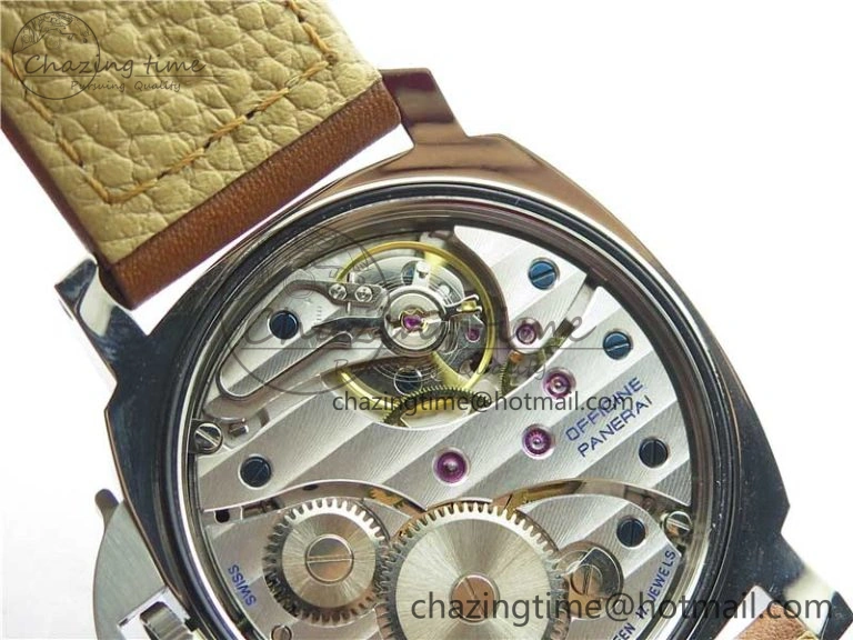 StreetReady PAM005 P Noob 1:1 Best Edition on Brown Leather Strap A6497 with Y-Incabloc V12s 8388